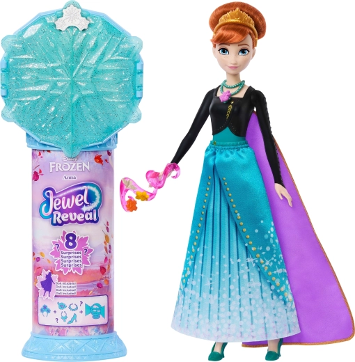 Κούκλα Disney Frozen Jewel Reveal Άννα με αξεσουάρ