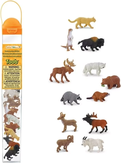Safari Ltd. TOOBS σωλήνας ζώα της Βόρειας Αμερικής