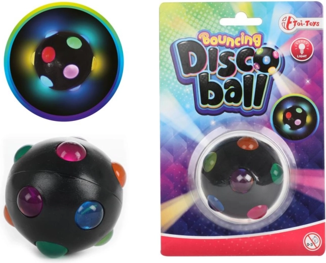 Φωτιζόμενη αναπηδούσα μπάλα Disco 6 cm