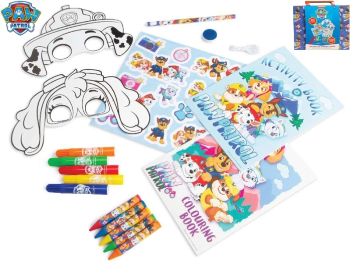 Paw Patrol δημιουργικό σετ σε βαλιτσάκι για παιδιά 3+