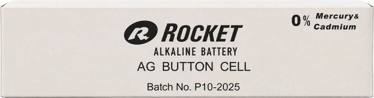 Αλκαλικές μπαταρίες κουμπιού Rocket AG10 (LR54) 1,5 V – συσκευασία 200 τεμ.