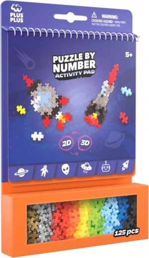 Plus-Plus Activity Διάστημα – δημιουργικό σετ κατασκευών 2D/3D