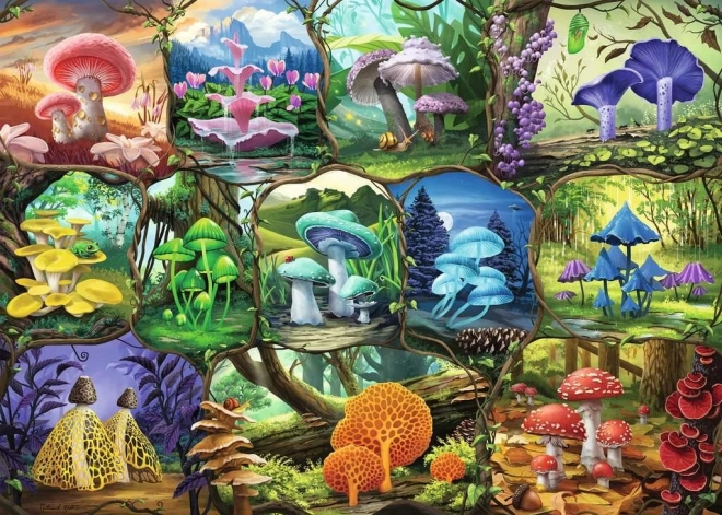 Ravensburger παζλ όμορφα μανιτάρια 1000 κομμάτια