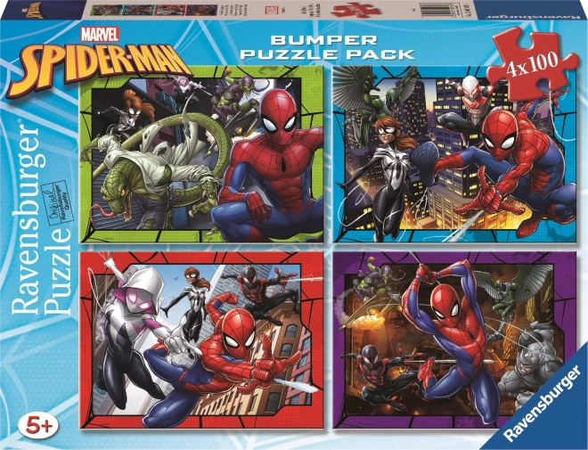 Παζλ Spiderman 4x100 κομμάτια
