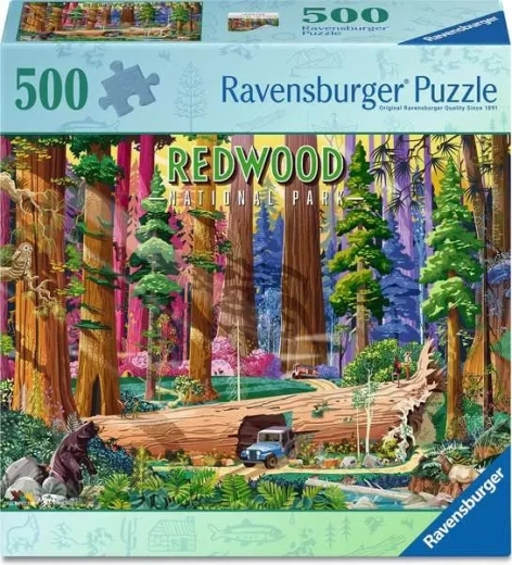 Παζλ Ravensburger Εθνικό Πάρκο: Redwood 500 κομμάτια