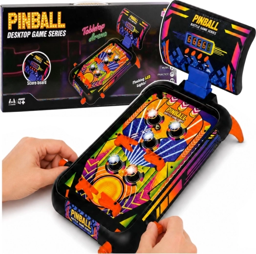 Επιτραπέζιο pinball (φλίπερ) με φώτα, ήχους και μετρητή βαθμών