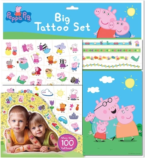 Μεγάλο σετ τατουάζ Peppa Pig