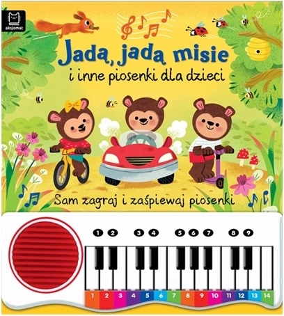 Jadą, jadą misie και άλλα παιδικά τραγούδια – βιβλίο με πιανάκι