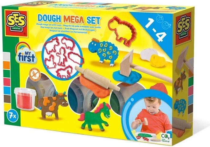 SES Creative My First mega σετ πλαστελίνης με εργαλεία