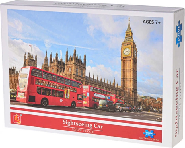 Παζλ Λονδίνο doubledeckers 1000 κομμάτια 70 × 50 cm