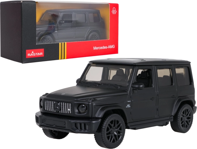 Μεταλλικό μοντέλο Mercedes-AMG G63 Rastar σε κλίμακα 1:43, μαύρο