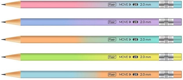 Μηχανικό μολύβι γραφίτη Concorde Move 2 mm, assort χρώματα