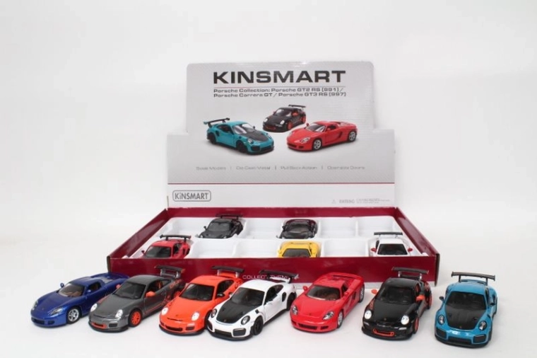 Porsche μεταλλικό μοντέλο αυτοκινήτου 13 cm με ανοιγόμενες πόρτες και κίνηση pull-back