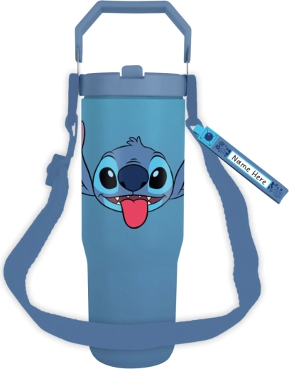 Lilo & Stitch ταξιδιωτικό ποτήρι με λουράκι