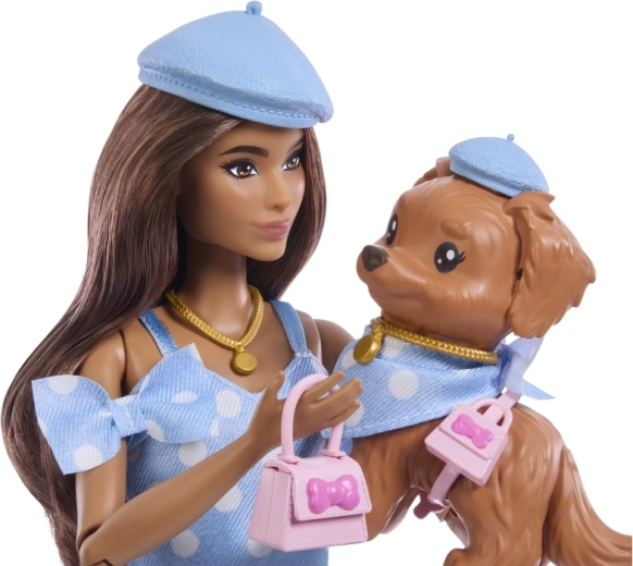 Ταιριαστό στιλ Barbie και σκύλου
