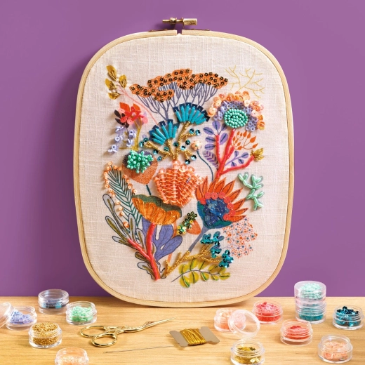 Σετ για κέντημα με χάντρες Djeco Atelier