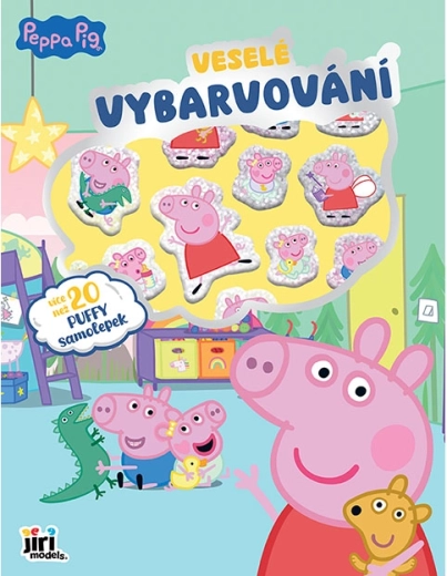 Χαρούμενη ζωγραφική με αυτοκόλλητα Peppa Pig