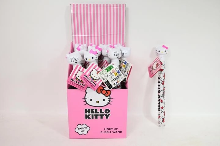 Φωτιζόμενο ραβδί για σαπουνόφουσκες Hello Kitty
