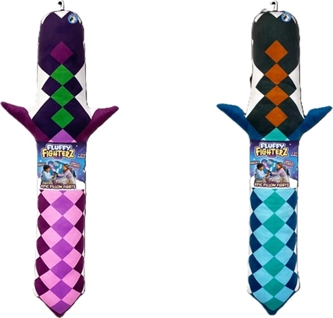 Fluffy Fighterz βελούδινο σπαθί με φωτεινά και ηχητικά εφέ - 1 τεμάχιο