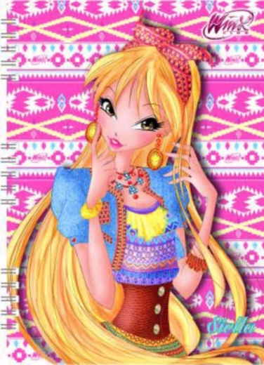 Σημειωματάριο A5 WinX Club 120 σελίδων με σπιράλ βιβλιοδεσία - 1 τεμάχιο