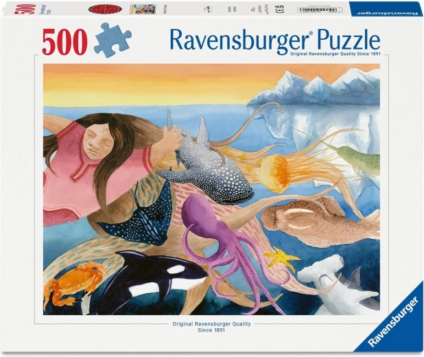 Παζλ Ravensburger Μητέρα Θάλασσα 500 κομμάτια