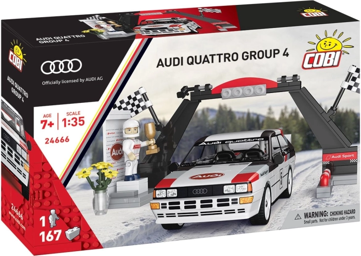 Cobi Audi Quattro Group 4 (1981) κατασκευαστικό σετ 1:35