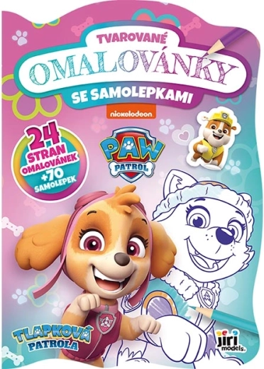 Χρωμοσελίδες με σχήμα Paw Patrol