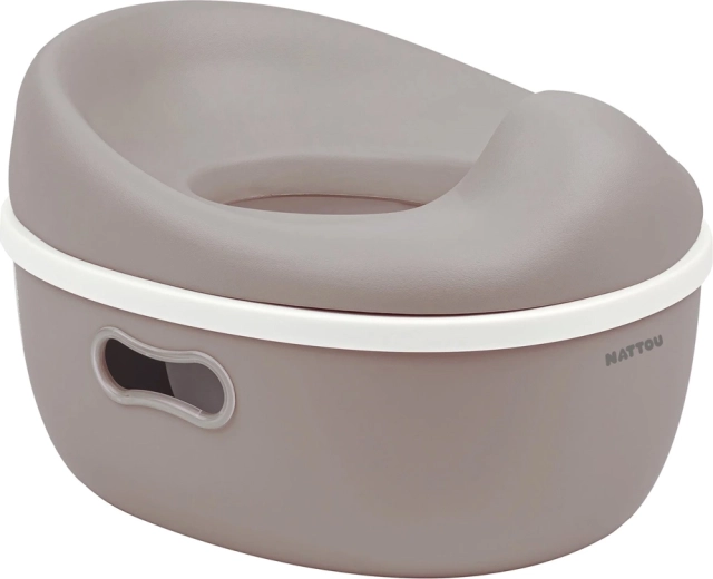 Nattou εκπαιδευτικό γιογιό 3σε1 Potty taupe