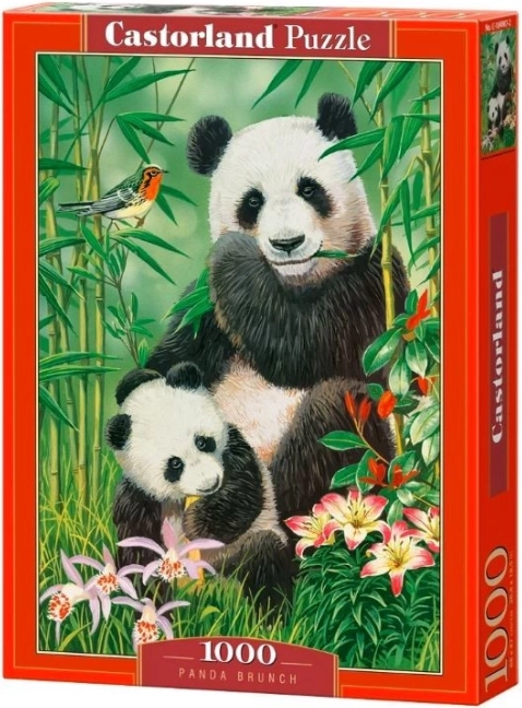 Παζλ 1000 κομματιών CASTORLAND panda brunch