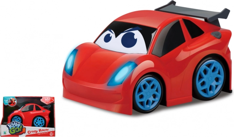 Kiddy Go! κόκκινο σπορ αυτοκίνητο με φως και ήχο 19 cm