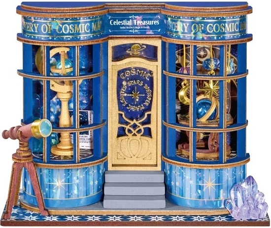 RoboTime Rolife 3D μινιατούρα παζλ Magic Astronomy Shop