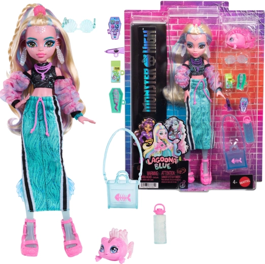 Κούκλα Monster High Lagoona Blue με αξεσουάρ