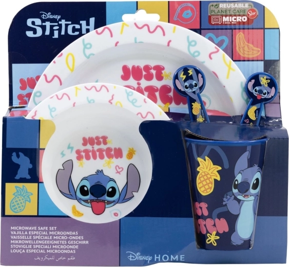 Παιδικό σετ φαγητού 5σε1 STITCH