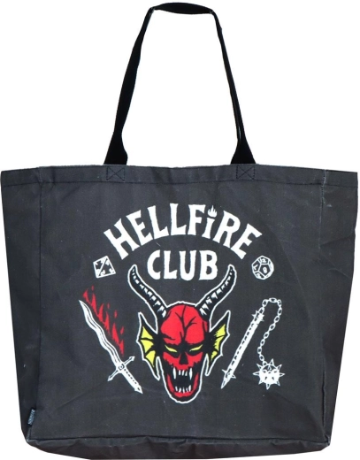 Υφασμάτινη τσάντα αγορών XL Stranger Things Hellfire Club - 1 τεμάχιο