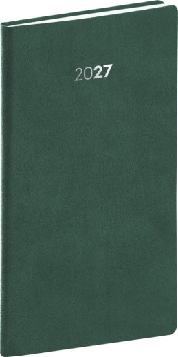 Notique ημερολόγιο τσέπης Balakon 2027 πράσινο 9 × 15,5 cm