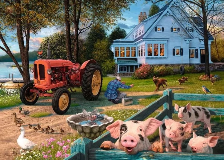 Παζλ Ravensburger Ζωή στην εξοχή XXL 300 κομμάτια