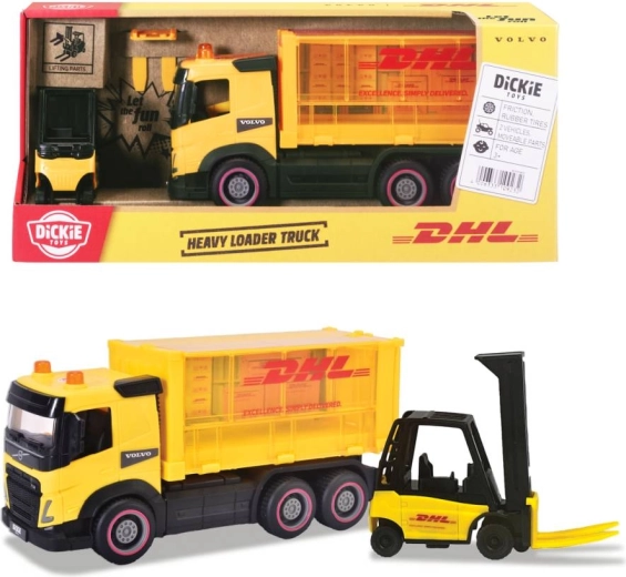 Φορτηγό Volvo FM DHL με περονοφόρο ανυψωτικό
