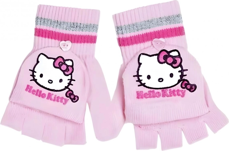 Γάντια 2 σε 1 Hello Kitty - 1 τεμ.