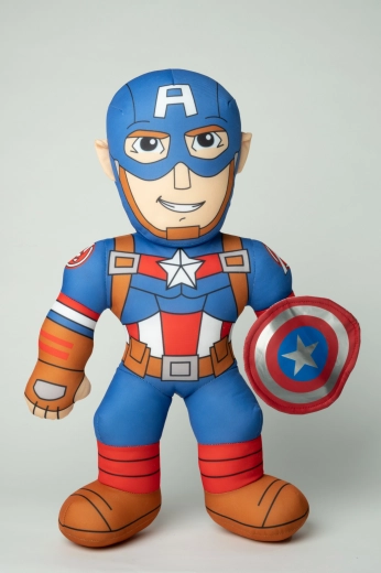 Λούτρινος Captain America με ήχο 20 cm (Marvel)