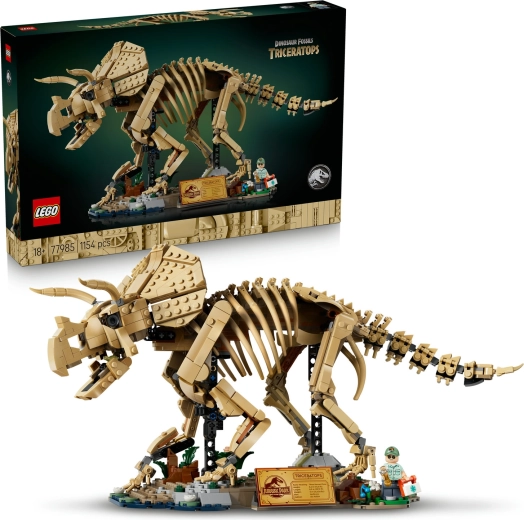 LEGO Jurassic World σκελετός δεινοσαύρου: Triceratops