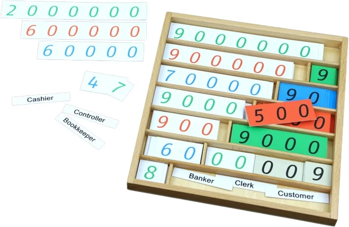 Moyo Montessori τραπεζικό παιχνίδι με αριθμούς