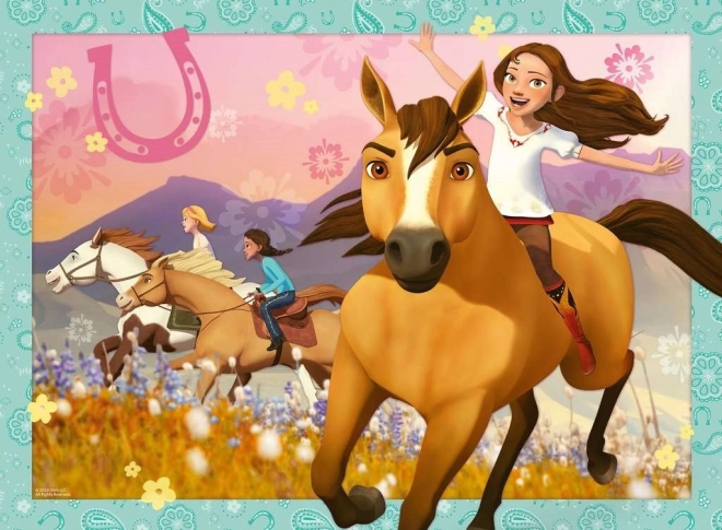 Παζλ Ravensburger Spirit: Ελευθερία στον άνεμο XXL 150 κομμάτια