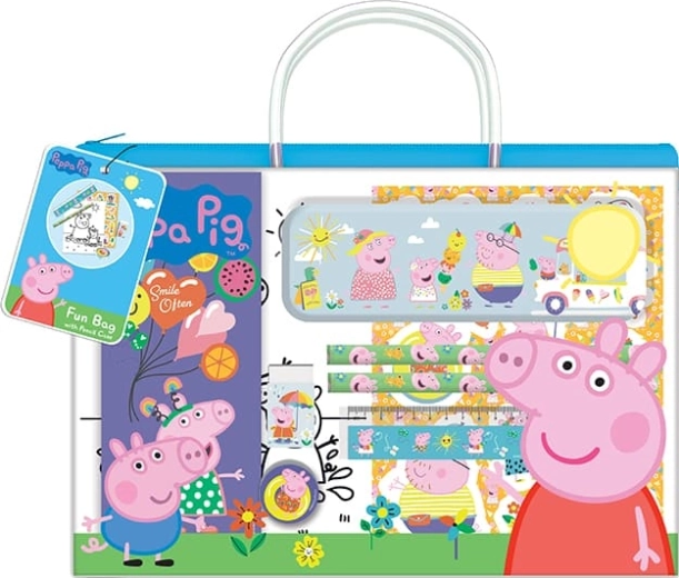 Διασκεδαστική κλειστή θήκη με κασετίνα Peppa Pig