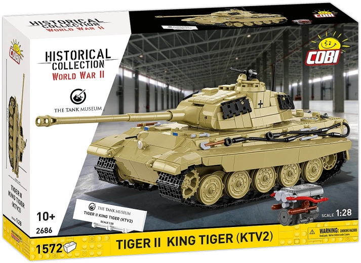 Cobi Tiger II King Tiger (KTV2) 1:28 κατασκευή