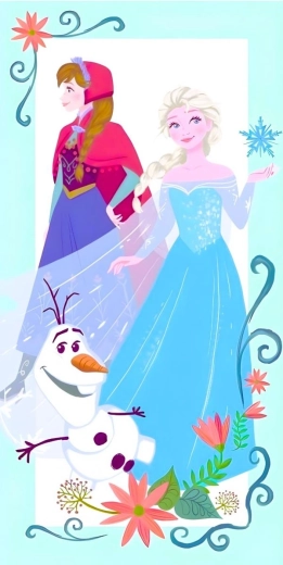 Πετσέτα μπάνιου Frozen - 1 τεμάχιο
