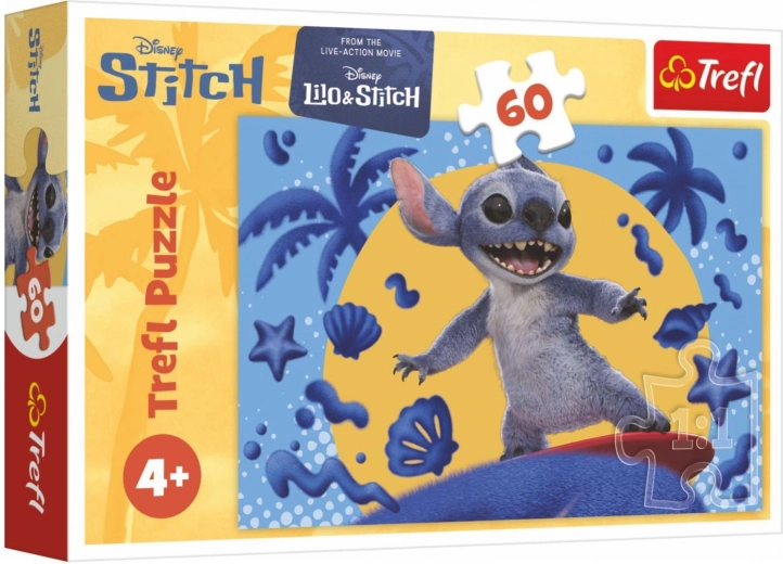 παζλ μέρα με τον Stitch 60 κομμάτια