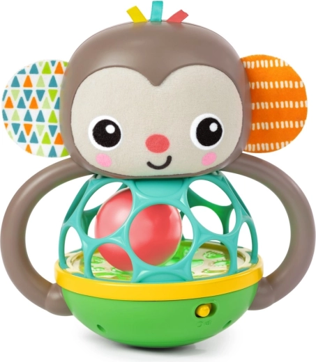 Πολυαισθητηριακό παιχνίδι OBALL Grab & Giggle Monkey για παιδιά από 6 μηνών