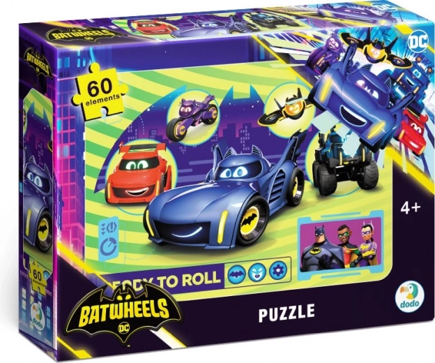 DODO Παζλ Batwheels: Διασκεδαστική βόλτα 60 κομμάτια