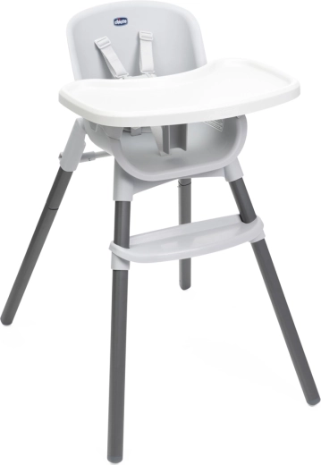 Chicco Zest παιδικό καρεκλάκι φαγητού 3σε1 Moon Grey