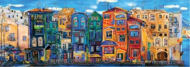 Πανοραμικό παζλ ART PUZZLE Πολύχρωμη πόλη 1000 κομμάτια